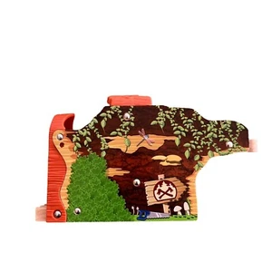 Pieza de repuesto de túnel de troncos ferroviarios de madera Fisher Price Thomas & Friends - Imagen 1 de 6