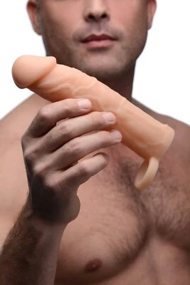 Pene-Extensión-Funda-Mejora-Erección-Potenciador-Longitud-circunferencia-Agrandador-Manga- Foto 1 de 4