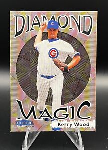 1999 Fleer Tradition Kerry Wood Diamond Magic #15 of 15 Chicago Cubs