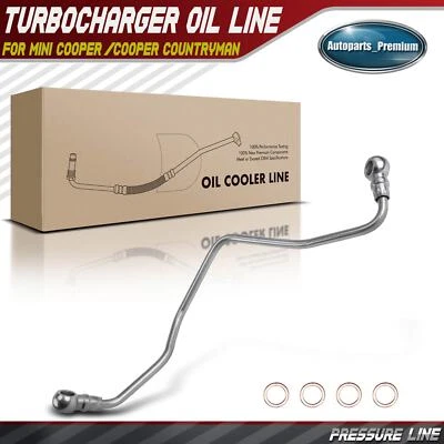 Turbocharger Oil Feed Line for Mini Cooper 2007-2015 Cooper Countryman Paceman - Image 1 of 4