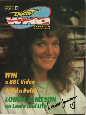 Louise Jameson Genuine  signed Doctor Who May  1988 Magazine - Image 1 of 4