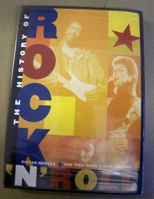 The New History of Rock GUITAR HEROES The '70s DVD Factory-Sealed NM - Image 1 of 2