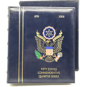 The Fifty State Commemorative Quarter Series 1999-2008  Set 80 Coins LEUCHTTURM