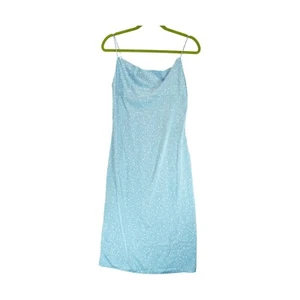 NWT Forever 21 Boho Woven Dress Dusty Blue Size Small S - Picture 1 of 6