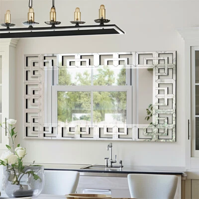 Luxus Hängespiegel Wandspiegel Dekospiegel Flurspiegel Geschenk Spiegel Modern - Bild 1 von 4