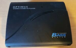 Optimus Scp-92 Stereo Cassette Player Extended Bass System (Untested)
