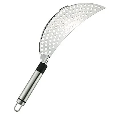Stainless Steel Handheld Pasta Strainer Insert Drainer for Pot Pan Kitchen Tool - Image 1 of 4