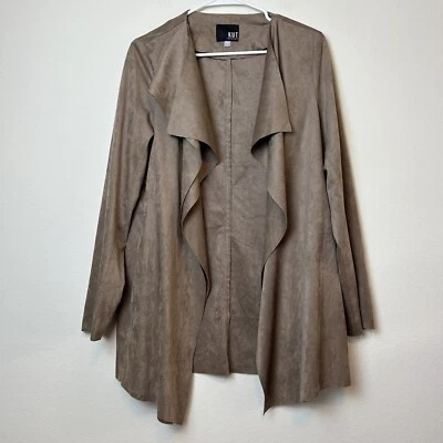 Kut From The Kloth Jacket Women’s Faux Suede Blazer Preppy Academia Lagenlook - Image 1 of 4