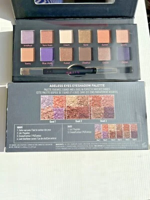 Mally Ageless Eyes Eyeshadow Palette 12 Eyeshadow & Double Ended Brush - Image 1 of 4