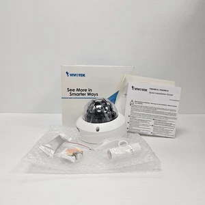 Vivotek 5MP H.265 IR Outdoor Fixed Dome Network Camera PoE FD9380-H - Picture 1 of 9