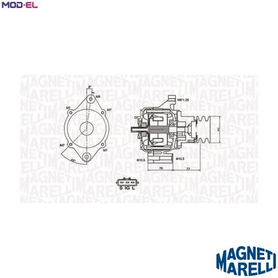 ALTERNATOR 063731367010 FOR TOYOTA HILUX/MIGHTY/TIGER/VI/Pickup TACOMA HIACE - Image 1 of 4