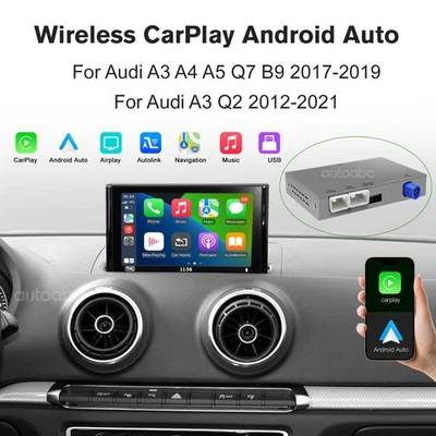 CarPlay Inalámbrico para AUDI A3 Q2 2012-2021 Inalámbrico Carplay Android Auto RETROFIT. - Imagen 1 de 4
