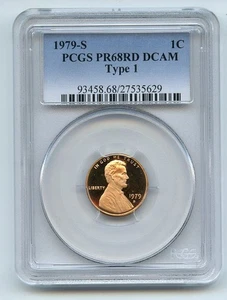 1979 S 1C Lincoln Cent Proof PCGS PR68DCAM - Picture 1 of 1