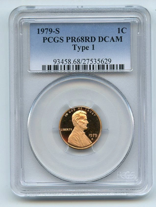 1979 S 1C Lincoln Cent Proof PCGS PR68DCAM - Image 1 of 1