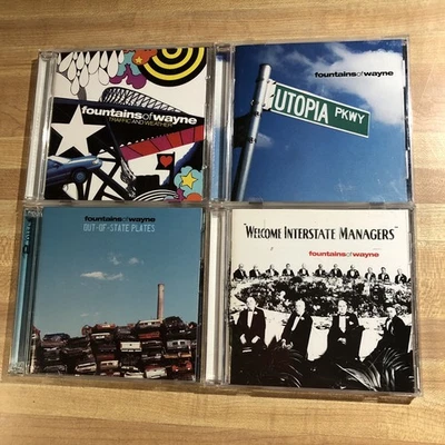Fountains Of Wayne Lot of 4 cds Out of State Plates, Utopia, Managers, Traffic — 第 1/4 张图片