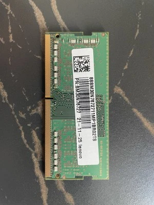 Lenovo-Samsung RAM Memory-8GB 3200MHz PC4 25600 SODIMM 260pin 1Rx16 - Image 1 of 3