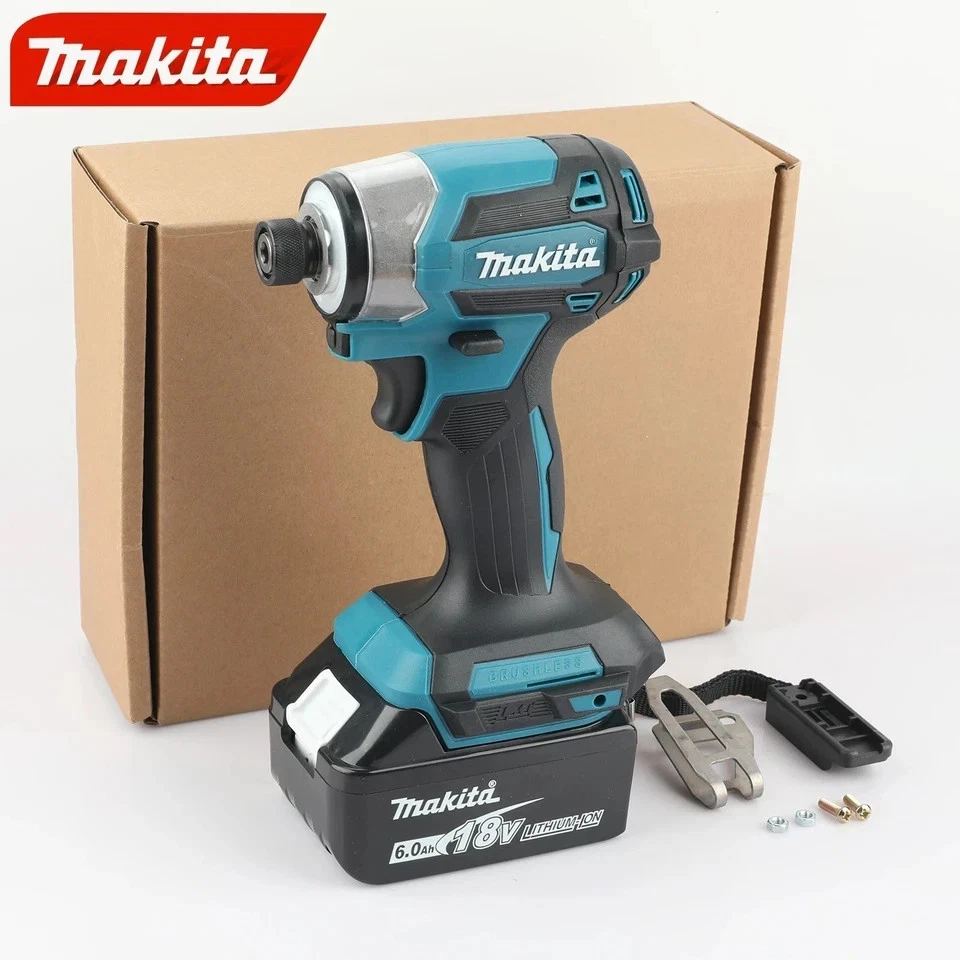 Makita DTD173 18V Brushless Impact Driver 180Nm Cordless Electric Drill Tool - Image 1 of 4