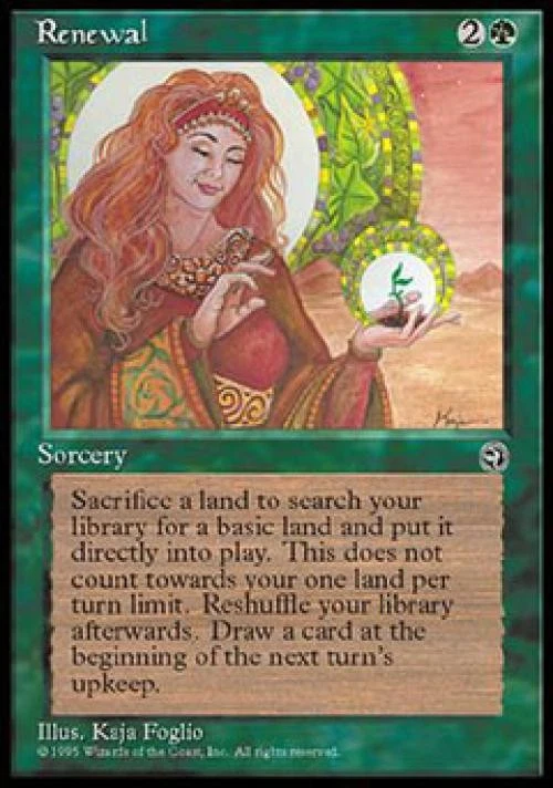 Renewal - Medium Play MTG Homelands - Image 1 of 1