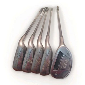 Adams Ladies Idea A12 OS Irons/Hybrids Set ( 6H, 7-PW) 50g Ultralite Graphite - Picture 1 of 17