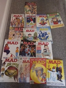 15 X Assorted Vintage Mad Magazines Bundle From October 1987 To April 1990 - Picture 1 of 12