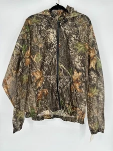 Cabela's Camo Bug Protection Zip Up Camo Mesh Jacket XL w/ Attached Face Cover - Picture 1 of 7
