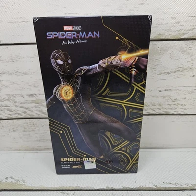 Figura ZD Toys Disney Marvel Spider-Man No Way Home Traje Negro Dorado Spider-Man Foto 1 de 4
