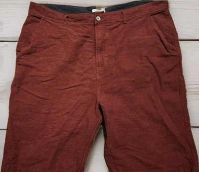 Pantalones Cortos Carbon 2 Cobalto Para Hombres 38 Lino Algodón Bolsillos Borgoña Playa Trail Foto 1 de 4