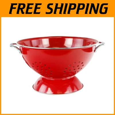 Stylish 5 Quart Red Colander by Calypso Basics - Image 1 of 4
