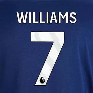 2024 2025 OFICIAL NOTTINGHAM WILLIAMS 7 BLANCO VISITANTE JUGADOR TALLA NOMBRE - Imagen 1 de 1