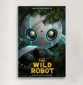 The Wild Robot Movie Poster,Room Decor Wall Art Print - Picture 1 of 4