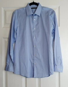 Michael Kors Big Boy's Light Blue Long Sleeve Button Up Shirt Size 20 - Picture 1 of 4