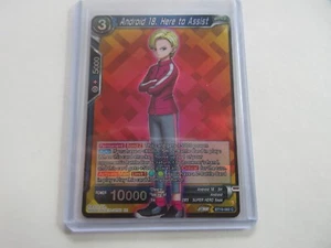 Android 18, Here to Assist C Foil BT19-062 Dragon Ball Super Card NM - Picture 1 of 2