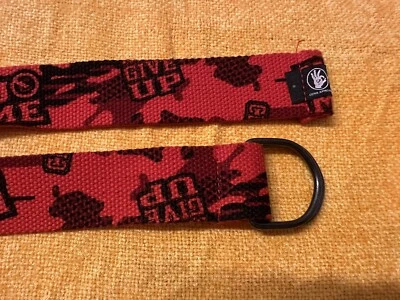 John Cena Approved Belt WWE Wrestling U Can’t See Me Give Up Black Red Size 12 - Image 1 of 4