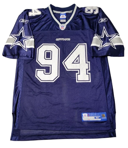 NFL Reebok Vintage 2005 Dallas Cowboys #94 DeMarcus Ware Jersey Men's Medium M Cover