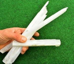 1kg Selenite Crystal Raw Stick Grade B 20-30cm Quartz UK Quick Postage✔✔✔ UKBUY - Picture 1 of 8