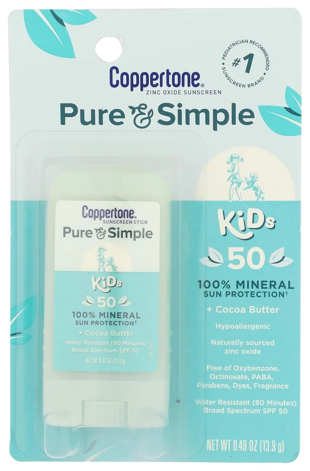 Protector solar para niños Pure and Simple FPS 50, hipoalergénico, protector solar mineral f Foto 1 de 4