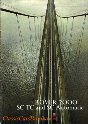 Brochure Depliant Rover 2000 TC SC Automatic 1972 Italiano 16 pagine Raro - Immagine 1 di 4