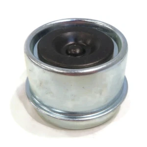 Metal Grease Cap, 1.98" Diameter, with Rubber Plug for 2,000-3,500 lb Axles - Imagen 1 de 5