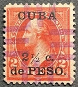 US POSESSIONS - ¿SOBREIMPRESIÓN CARIBEÑA con ESTACIÓN MILITAR PÚRPURA? ¡CANCELACIÓN DE FANTASÍA!! - Imagen 1 de 1