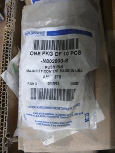 FORD OEM GENUINE PUSH PINS LOT of 10 N802900-S - Picture 1 of 2