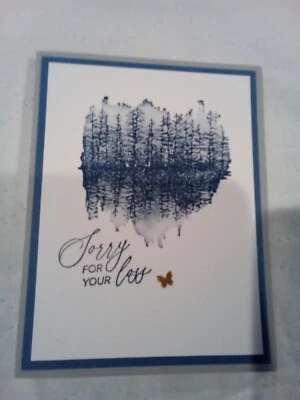 5 handmade stampin up sympathy cards - Image 1 of 2