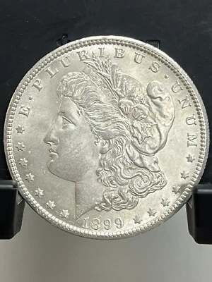 1899-O Morgan Silver Dollar Gem Brilliant Uncirculated Mint State DMPL CW Luster - Image 1 of 2