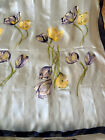 Xiang Mei  Floral Print Multicolor  Square Scarf Wrap Handkerchief 30,5 - 31