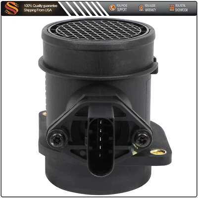 For 2001 02 03 04 2005 Audi A4 Quattro Mass Air Flow Meter MAF 0986280217 - Image 1 of 4