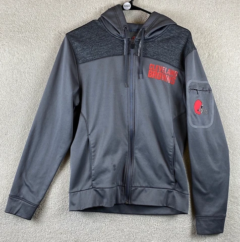 Cleveland Browns Small S Jacket NFL Gray Size Small Jacket Sweatshirt Hoodie Cover