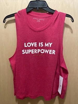 NUEVO SPIRITUAL GANGSTER Super Power Crop Top XL ROSA || A1 Foto 1 de 4