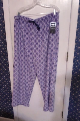 NUEVO CON ETIQUETAS Mujer Talla 2XL ALTO Poliéster Polar Pantalones para Dormir MARCA MAYFAIR Foto 1 de 4