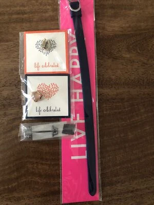 Lote de 4 piezas Keep Collective botas de vaquero turquesa, cuarzo, dijes de flecha y pulsera Foto 1 de 4