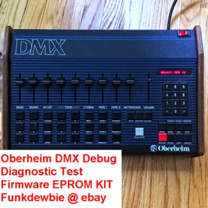 Oberheim DMX Debug Diagnostic Test Firmware EPROM KIT / New ROM Chip Recover Fix - Afbeelding 1 van 2