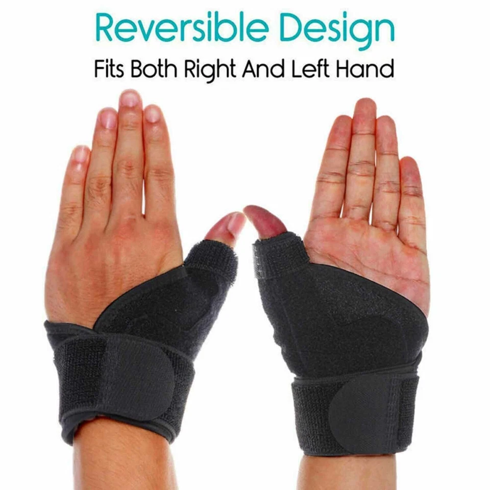 Guantes de compresión soporte para muñeca pulgar mano palma soporte túnel carpiano artritis Foto 1 de 4